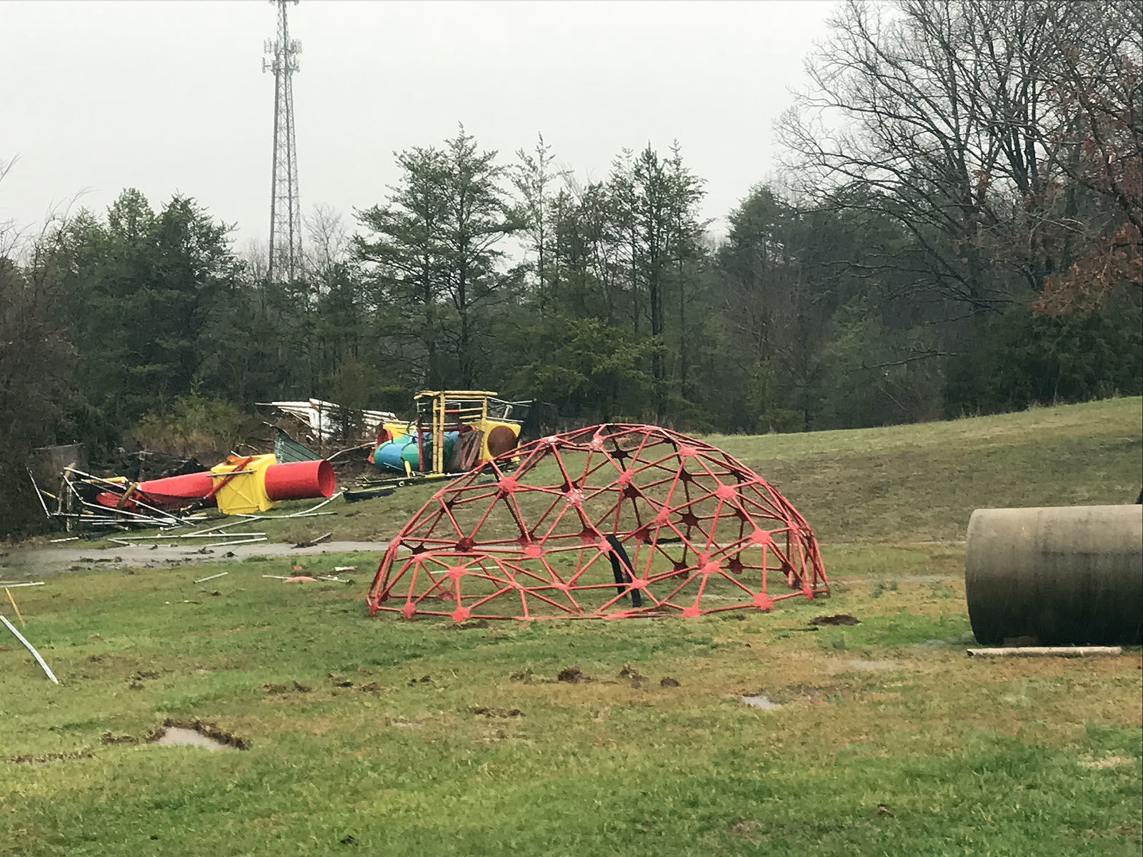 Tornado damage
